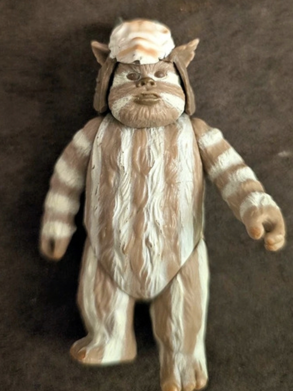 STAR WARS power of the force LOGRAY Ewok warrior 1998 potf complete vintage